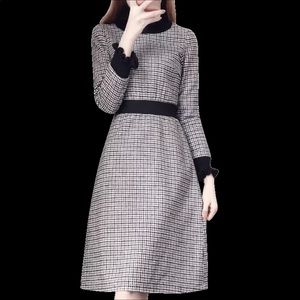 Wool blended dress